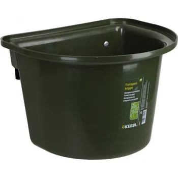 Závěsný kbelík na krmivo 12l, červený nebo zelený Barva: tmavě zelený