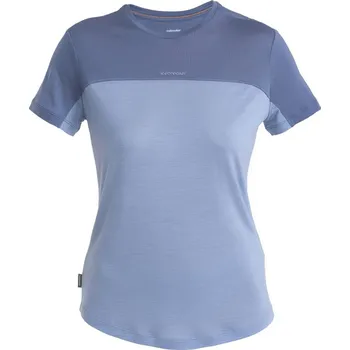 Dámské tričko ICEBREAKER Wmns Merino 125 Cool-Lite™ Sphere III SS Tee Colour Block, Kyanite/Dawn/Cb (vzorek) velikost: S