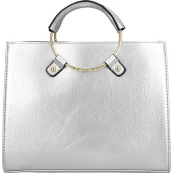 Moderní dámská kabelka do ruky Beast stříbrná