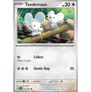 Volný čas Pokémon PAF 073/091 Tandemaus - Paldean Fates Stav: Near Mint, Verze: NORMAL