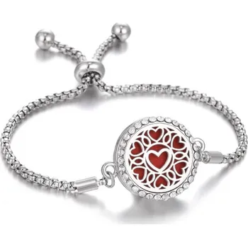 Náramek Aroma difúzní náramek Srdíčka zatahovací