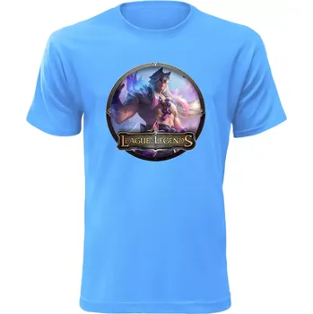 Pánské tričko Pánské a dětské tričko League of Legends azurové