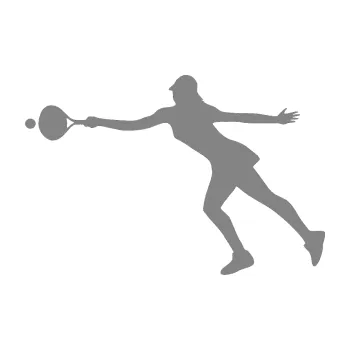 Polep vozidla Tenistka 003 levá (17 - šedá) SAMOLEPKA NA AUTO, NÁLEPKA, FÓLIE, POLEP, TUNING, VLASTNÍ TEXT, TISK, AUTOSAMOLEPKY.cz, POLEPY, OBRÁZEK, LOGO, 3D STICKERS