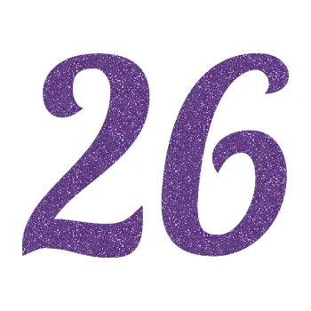 Polep vozidla Startovní číslo 26 typ 3 (87 - Ultra Metalic fialová) SAMOLEPKA NA AUTO, NÁLEPKA, FÓLIE, POLEP, TUNING, VLASTNÍ TEXT, TISK, AUTOSAMOLEPKY.cz, POLEPY, OBRÁZEK, LOGO, 3D STICKERS