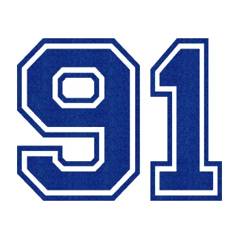 Polep vozidla Startovní číslo 91 typ 4 (89 - Ultra Metalic modrá tmavá) SAMOLEPKA NA AUTO, NÁLEPKA, FÓLIE, POLEP, TUNING, VLASTNÍ TEXT, TISK, AUTOSAMOLEPKY.cz, POLEPY, OBRÁZEK, LOGO, 3D STICKERS