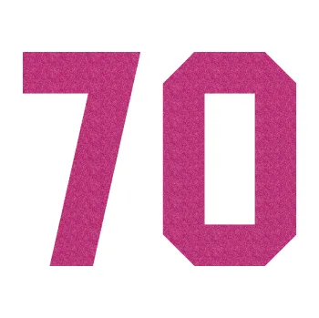 Polep vozidla Startovní číslo 70 (90 - Ultra Metalic růžová) SAMOLEPKA NA AUTO, NÁLEPKA, FÓLIE, POLEP, TUNING, VLASTNÍ TEXT, TISK, AUTOSAMOLEPKY.cz, POLEPY, OBRÁZEK, LOGO, 3D STICKERS