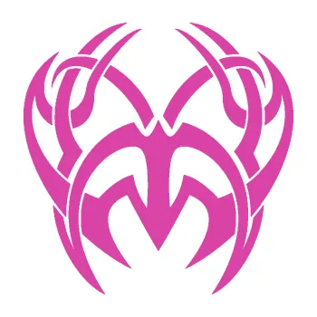 Polep vozidla Tetování 209 (16 - růžová) SAMOLEPKA NA AUTO, NÁLEPKA, FÓLIE, POLEP, TUNING, VLASTNÍ TEXT, TISK, AUTOSAMOLEPKY.cz, POLEPY, OBRÁZEK, LOGO, 3D STICKERS