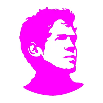 Samolepící dekorace Silueta Sebastian Vettel pravá (72 - Fluorescentní růžová) SAMOLEPKA NA AUTO, NÁLEPKA, FÓLIE, POLEP, TUNING, VLASTNÍ TEXT, TISK, AUTOSAMOLEPKY.cz, POLEPY, OBRÁZEK, LOGO, 3D STICKERS