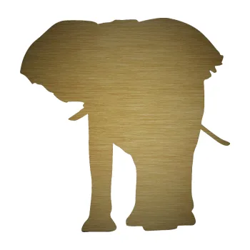 Samolepící dekorace Slon 012 levá (64 - škrábaný kov zlatý) SAMOLEPKA NA AUTO, NÁLEPKA, FÓLIE, POLEP, TUNING, VLASTNÍ TEXT, TISK, AUTOSAMOLEPKY.cz, POLEPY, OBRÁZEK, LOGO, 3D STICKERS