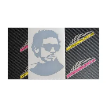 Samolepící dekorace SAMOLEPKA Valentino Rossi silueta pravá (10 - červená) NA AUTO, NÁLEPKA, FÓLIE, POLEP, TUNING, VLASTNÍ TEXT, TISK, AUTOSAMOLEPKY.cz, POLEPY, OBRÁZEK, LOGO, SAMOLEPKY