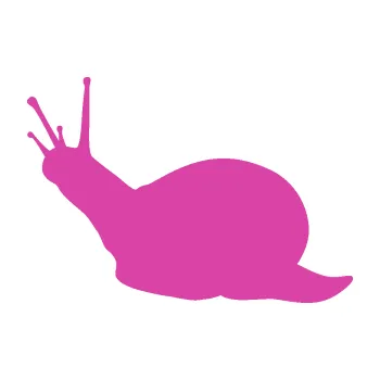 Samolepící dekorace SAMOLEPKA Šnek 002 levá (16 - růžová) NA AUTO, NÁLEPKA, FÓLIE, POLEP, TUNING, VLASTNÍ TEXT, TISK, AUTOSAMOLEPKY.cz, POLEPY, OBRÁZEK, LOGO, SAMOLEPKY