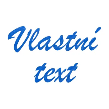 Polep vozidla Vlastní text - Brush Script (57 - 3D karbon modrý) SAMOLEPKA NA AUTO, NÁLEPKA, FÓLIE, POLEP, TUNING, VLASTNÍ TEXT, TISK, AUTOSAMOLEPKY.cz, POLEPY, OBRÁZEK, LOGO, 3D STICKERS