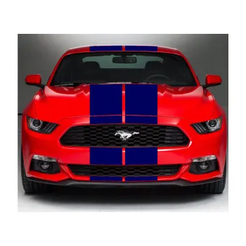 Polep vozidla Viper pruhy 24 cm (dva stejně široké) (23 - tmavě modrá) SAMOLEPKA NA AUTO, NÁLEPKA, FÓLIE, POLEP, TUNING, VLASTNÍ TEXT, TISK, AUTOSAMOLEPKY.cz, POLEPY, OBRÁZEK, LOGO, 3D STICKERS