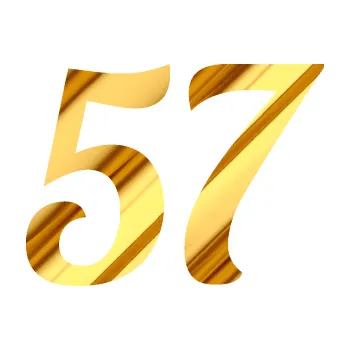 Polep vozidla Startovní číslo 57 typ 3 (81 - chrom fólie zlatá zrcadlová) SAMOLEPKA NA AUTO, NÁLEPKA, FÓLIE, POLEP, TUNING, VLASTNÍ TEXT, TISK, AUTOSAMOLEPKY.cz, POLEPY, OBRÁZEK, LOGO, 3D STICKERS