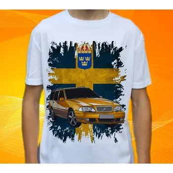 Pánské tričko tričko Volvo V70 140 (Trička s motivy aut)