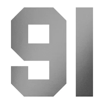 Polep vozidla Startovní číslo 91 (42 - stříbrná metalíza) SAMOLEPKA NA AUTO, NÁLEPKA, FÓLIE, POLEP, TUNING, VLASTNÍ TEXT, TISK, AUTOSAMOLEPKY.cz, POLEPY, OBRÁZEK, LOGO, 3D STICKERS