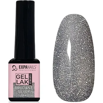 Lak na nehty Expa Nails Gel lak 5ml Brilliant Silver