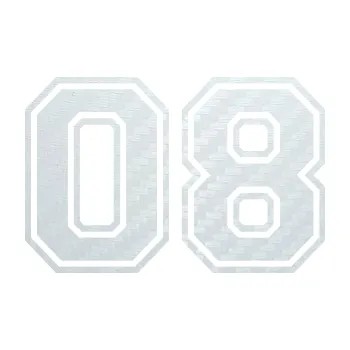 Polep vozidla SAMOLEPKA Startovní číslo 08 typ 4 (51 - 3D karbon bílý) NA AUTO, NÁLEPKA, FÓLIE, POLEP, TUNING, VLASTNÍ TEXT, TISK, AUTOSAMOLEPKY.cz, POLEPY, OBRÁZEK, LOGO, SAMOLEPKY