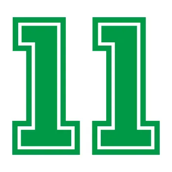 Polep vozidla Startovní číslo 11 typ 5 (12 - zelená) SAMOLEPKA NA AUTO, NÁLEPKA, FÓLIE, POLEP, TUNING, VLASTNÍ TEXT, TISK, AUTOSAMOLEPKY.cz, POLEPY, OBRÁZEK, LOGO, 3D STICKERS