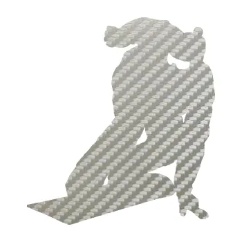 Samolepicí dekorace na vozidlo Snowboard 023 levá (52 - 3D karbon stříbrný) SAMOLEPKA NA AUTO, NÁLEPKA, FÓLIE, POLEP, TUNING, VLASTNÍ TEXT, TISK, AUTOSAMOLEPKY.cz, POLEPY, OBRÁZEK, LOGO, 3D STICKERS