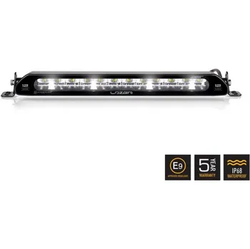 Přední světlomet LED přídavné světlo 382mm, LAZER LINEAR-12 ELITE S POZIČNÍM SVĚTLEM, 8100Lm, 5000K, IP68