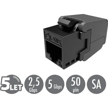 Počítačové příslušenství Samořezný keystone Solarix CAT5E UTP SXKJ-5E-UTP-BK-SA