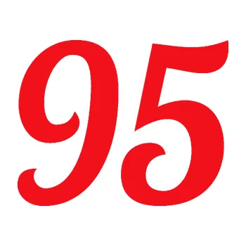 Polep vozidla Startovní číslo 95 typ 3 (10 - červená) SAMOLEPKA NA AUTO, NÁLEPKA, FÓLIE, POLEP, TUNING, VLASTNÍ TEXT, TISK, AUTOSAMOLEPKY.cz, POLEPY, OBRÁZEK, LOGO, 3D STICKERS