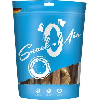 Pamlsek pro psa SnackOMio – křupavé hovězí oháňky, 10 kusů