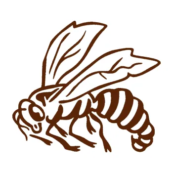 Samolepící dekorace SAMOLEPKA Vosa 003 levá (15 - hnědá) NA AUTO, NÁLEPKA, FÓLIE, POLEP, TUNING, VLASTNÍ TEXT, TISK, AUTOSAMOLEPKY.cz, POLEPY, OBRÁZEK, LOGO, SAMOLEPKY