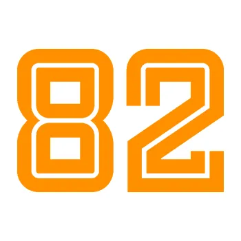 Polep vozidla Startovní číslo 82 typ 7 (06 - oranžová) SAMOLEPKA NA AUTO, NÁLEPKA, FÓLIE, POLEP, TUNING, VLASTNÍ TEXT, TISK, AUTOSAMOLEPKY.cz, POLEPY, OBRÁZEK, LOGO, 3D STICKERS