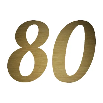 Polep vozidla Startovní číslo 80 typ 3 (64 - škrábaný kov zlatý) SAMOLEPKA NA AUTO, NÁLEPKA, FÓLIE, POLEP, TUNING, VLASTNÍ TEXT, TISK, AUTOSAMOLEPKY.cz, POLEPY, OBRÁZEK, LOGO, 3D STICKERS