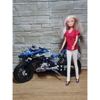 Doplněk pro panenku Barbie - oblečky pro panenku originální české - sportovní komplet červeno bílý