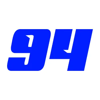 Polep vozidla Startovní číslo 94 typ 6 (19 - modrá dynamic) SAMOLEPKA NA AUTO, NÁLEPKA, FÓLIE, POLEP, TUNING, VLASTNÍ TEXT, TISK, AUTOSAMOLEPKY.cz, POLEPY, OBRÁZEK, LOGO, 3D STICKERS