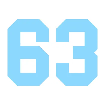 Polep vozidla Startovní číslo 63 (03 - světle modrá) SAMOLEPKA NA AUTO, NÁLEPKA, FÓLIE, POLEP, TUNING, VLASTNÍ TEXT, TISK, AUTOSAMOLEPKY.cz, POLEPY, OBRÁZEK, LOGO, 3D STICKERS