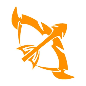 Samolepící dekorace Střelec 003 pravá (06 - oranžová) SAMOLEPKA NA AUTO, NÁLEPKA, FÓLIE, POLEP, TUNING, VLASTNÍ TEXT, TISK, AUTOSAMOLEPKY.cz, POLEPY, OBRÁZEK, LOGO, 3D STICKERS