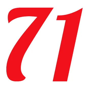 Polep vozidla SAMOLEPKA Startovní číslo 71 typ 3 (10 - červená) NA AUTO, NÁLEPKA, FÓLIE, POLEP, TUNING, VLASTNÍ TEXT, TISK, AUTOSAMOLEPKY.cz, POLEPY, OBRÁZEK, LOGO, SAMOLEPKY