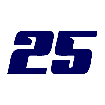 Polep vozidla Startovní číslo 25 typ 6 (23 - tmavě modrá) SAMOLEPKA NA AUTO, NÁLEPKA, FÓLIE, POLEP, TUNING, VLASTNÍ TEXT, TISK, AUTOSAMOLEPKY.cz, POLEPY, OBRÁZEK, LOGO, 3D STICKERS