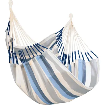 Závěsné křeslo Závěsné houpací křeslo La Siesta Cumbia Comfort Outdoor ke stojanu Udine almond