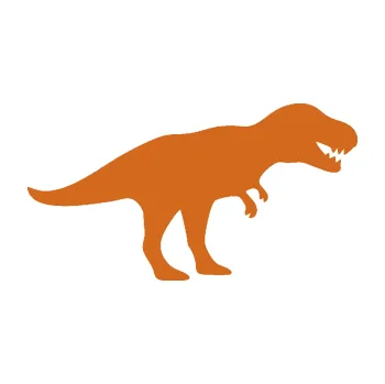 Samolepící dekorace Tyrannosaurus Rex 001 pravá (26 - oříšková) SAMOLEPKA NA AUTO, NÁLEPKA, FÓLIE, POLEP, TUNING, VLASTNÍ TEXT, TISK, AUTOSAMOLEPKY.cz, POLEPY, OBRÁZEK, LOGO, 3D STICKERS