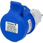 Famatel Adaptér 13912 IP54/230V/16A - domovní vidlice / CEE zásuvka