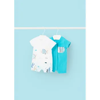 Dvojkomplet overálů Mayoral 1728 Rozměr: 2 - 4 měsíce, 65 cm