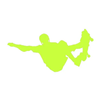 Samolepicí dekorace na vozidlo Skateboard 007 levá (27 - limetová) SAMOLEPKA NA AUTO, NÁLEPKA, FÓLIE, POLEP, TUNING, VLASTNÍ TEXT, TISK, AUTOSAMOLEPKY.cz, POLEPY, OBRÁZEK, LOGO, 3D STICKERS