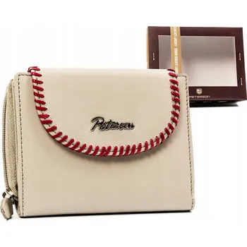 Peněženka Dámská kožená peněženka na patentku a zip Barva: Šedá