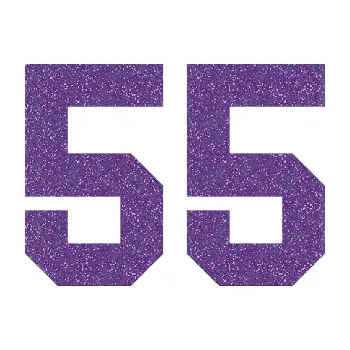 Polep vozidla Startovní číslo 55 (87 - Ultra Metalic fialová) SAMOLEPKA NA AUTO, NÁLEPKA, FÓLIE, POLEP, TUNING, VLASTNÍ TEXT, TISK, AUTOSAMOLEPKY.cz, POLEPY, OBRÁZEK, LOGO, 3D STICKERS