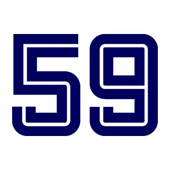 Polep vozidla Startovní číslo 59 typ 7 (23 - tmavě modrá) SAMOLEPKA NA AUTO, NÁLEPKA, FÓLIE, POLEP, TUNING, VLASTNÍ TEXT, TISK, AUTOSAMOLEPKY.cz, POLEPY, OBRÁZEK, LOGO, 3D STICKERS