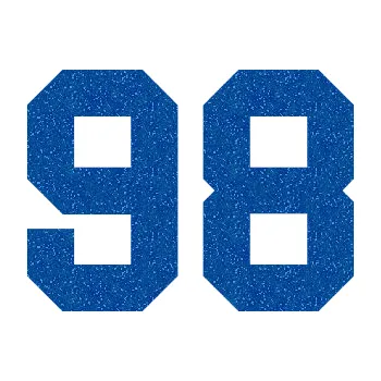 Polep vozidla Startovní číslo 98 (88 - Ultra Metalic modrá) SAMOLEPKA NA AUTO, NÁLEPKA, FÓLIE, POLEP, TUNING, VLASTNÍ TEXT, TISK, AUTOSAMOLEPKY.cz, POLEPY, OBRÁZEK, LOGO, 3D STICKERS