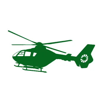 Polep vozidla SAMOLEPKA Vrtulník 006 levá helikoptéra (20 - tmavě zelená) NA AUTO, NÁLEPKA, FÓLIE, POLEP, TUNING, VLASTNÍ TEXT, TISK, AUTOSAMOLEPKY.cz, POLEPY, OBRÁZEK, LOGO, SAMOLEPKY