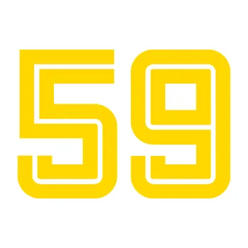 Polep vozidla Startovní číslo 59 typ 7 (13 - jasně žlutá) SAMOLEPKA NA AUTO, NÁLEPKA, FÓLIE, POLEP, TUNING, VLASTNÍ TEXT, TISK, AUTOSAMOLEPKY.cz, POLEPY, OBRÁZEK, LOGO, 3D STICKERS