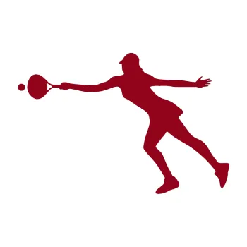 Polep vozidla Tenistka 003 levá (07 - bordó vínová) SAMOLEPKA NA AUTO, NÁLEPKA, FÓLIE, POLEP, TUNING, VLASTNÍ TEXT, TISK, AUTOSAMOLEPKY.cz, POLEPY, OBRÁZEK, LOGO, 3D STICKERS