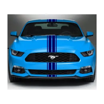 Polep vozidla Viper pruhy dvojité 1,5 cm + 5 cm + 5 cm + 1,5 cm (23 - tmavě modrá) SAMOLEPKA NA AUTO, NÁLEPKA, FÓLIE, POLEP, TUNING, VLASTNÍ TEXT, TISK, AUTOSAMOLEPKY.cz, POLEPY, OBRÁZEK, LOGO, 3D STICKERS